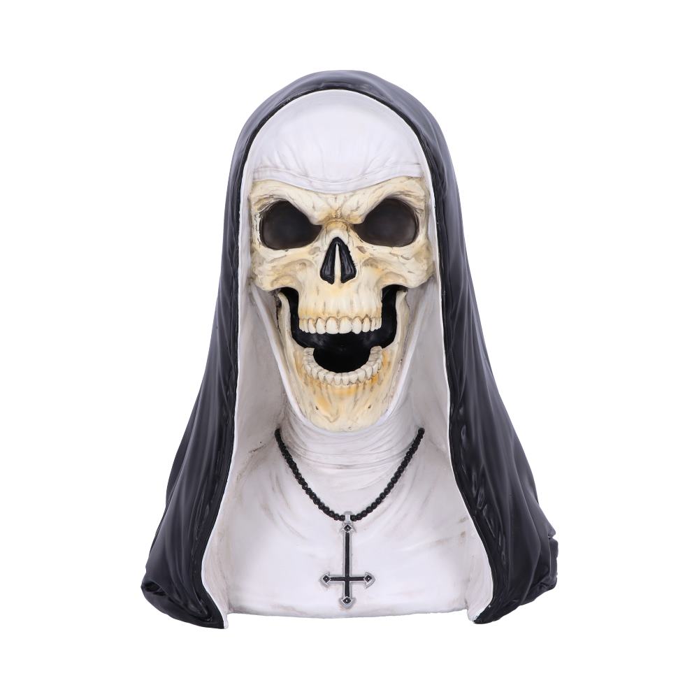 James Ryman Sister Mortis 29cm Skeleton Nun Horror Bust Figurine 1