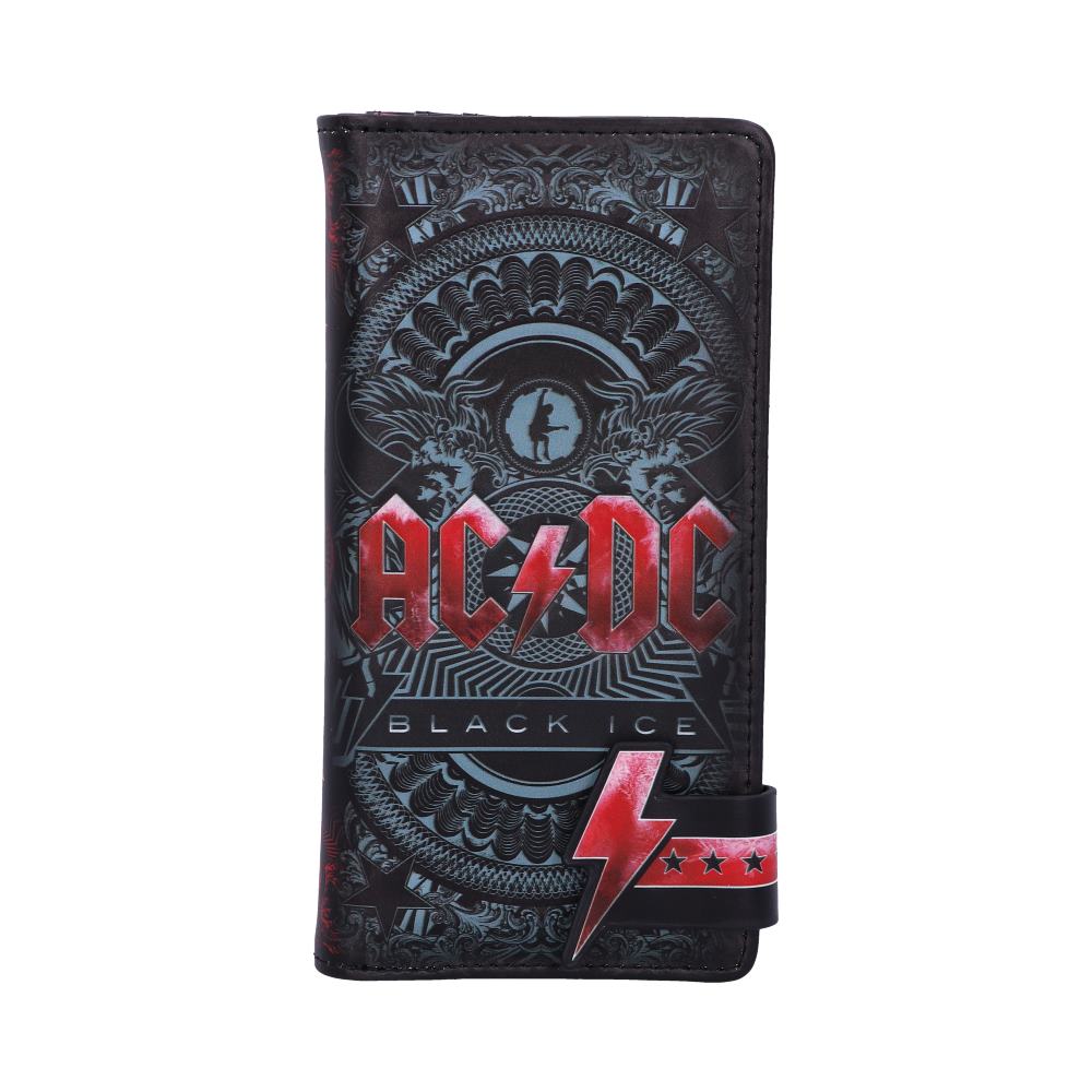 ACDC Black Ice Album Embossed Purse Wallet 18.5cm Officially Licensed 1
