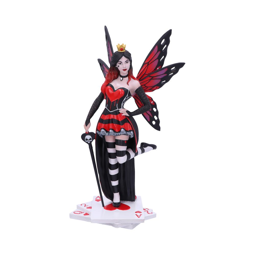 Wonderland Fairies Queen of Hearts Red Card Figurine 26cm 1