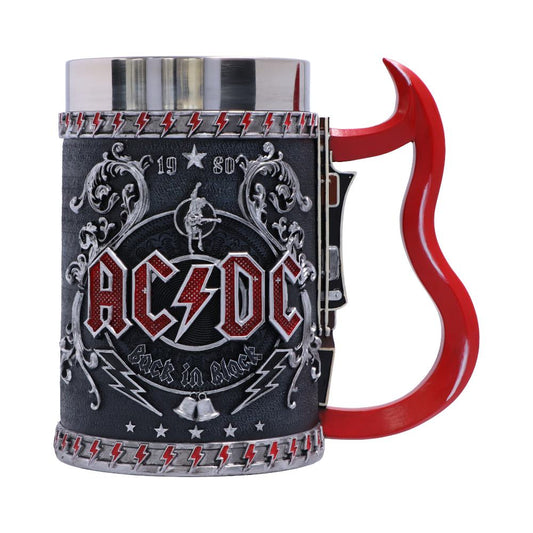 ACDC Back in Black Tankard Mug 16cm Officially Licensed 1