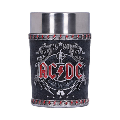 ACDC Back in Black Shot Glass 8.5cm Officially Licensed 1