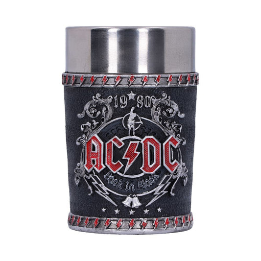 ACDC Back in Black Shot Glass 8.5cm Officially Licensed 1