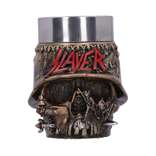 Slayer Eagle Helmet Skull Logo Shot Glass 9cm Officially Licensed 1