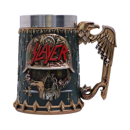 Slayer Eagle Helmet Skull Logo Tankard 16.5cm Officially Licensed 1
