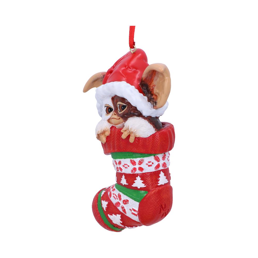 Gremlins Gizmo in Stocking Hanging Festive Decorative Ornament 12cm 2