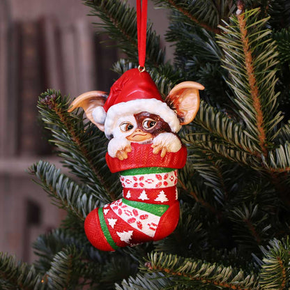 Gremlins Gizmo in Stocking Hanging Festive Decorative Ornament 12cm 7