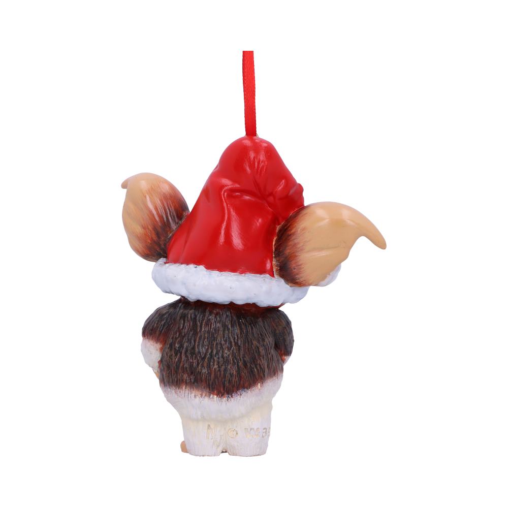 Gremlins Gizmo in Santa Hat Hanging Festive Decorative Ornament 10.3cm 3