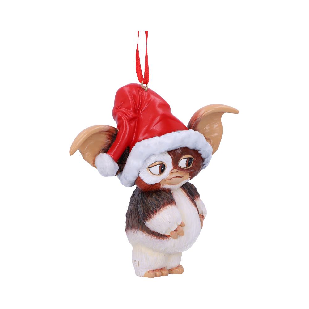 Gremlins Gizmo in Santa Hat Hanging Festive Decorative Ornament 10.3cm