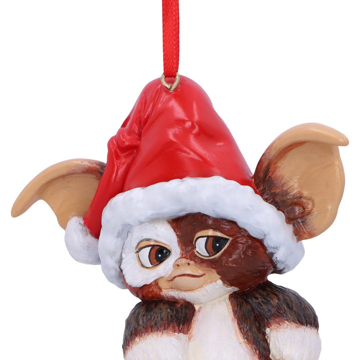 Gremlins Gizmo in Santa Hat Hanging Festive Decorative Ornament 10.3cm