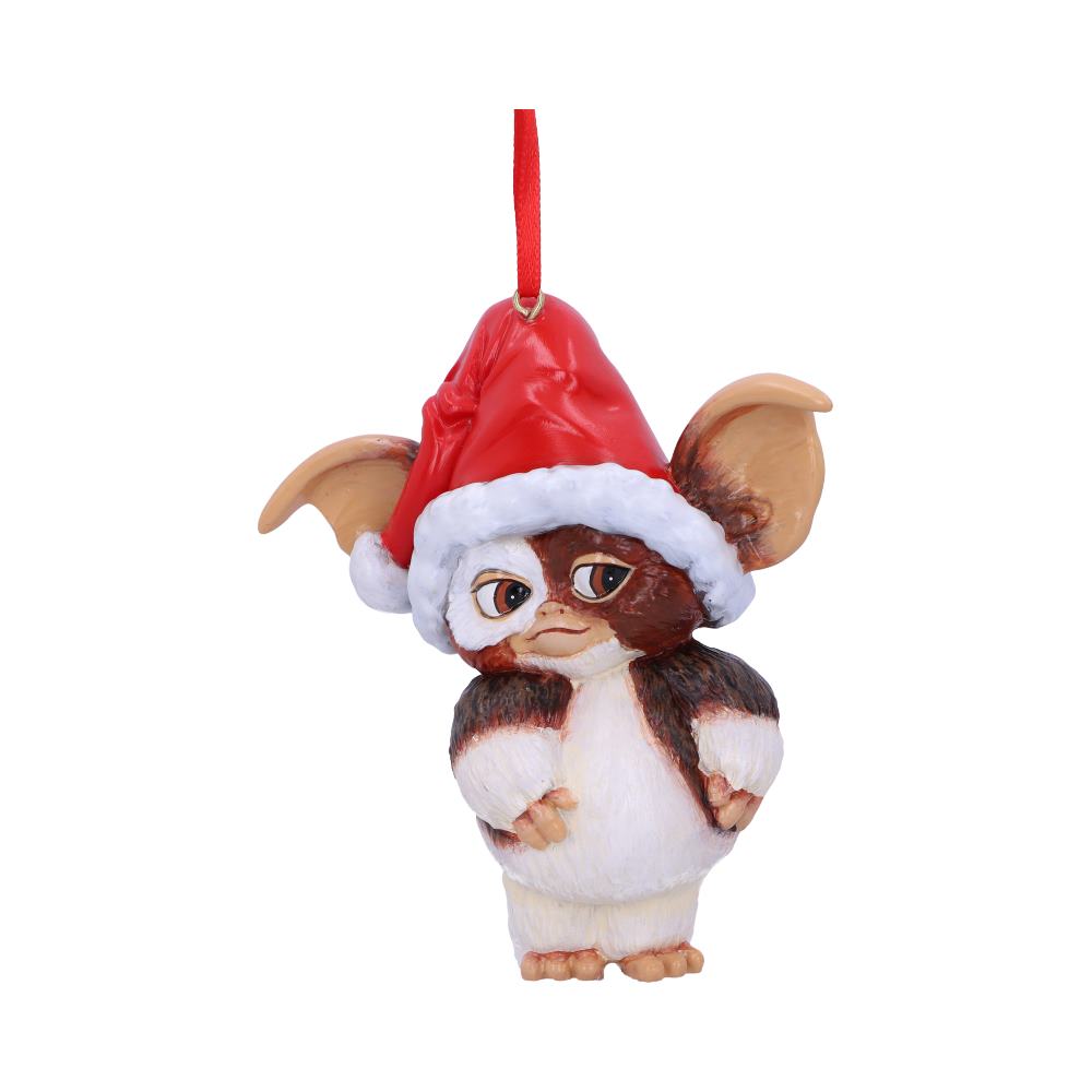 Gremlins Gizmo in Santa Hat Hanging Festive Decorative Ornament 10.3cm