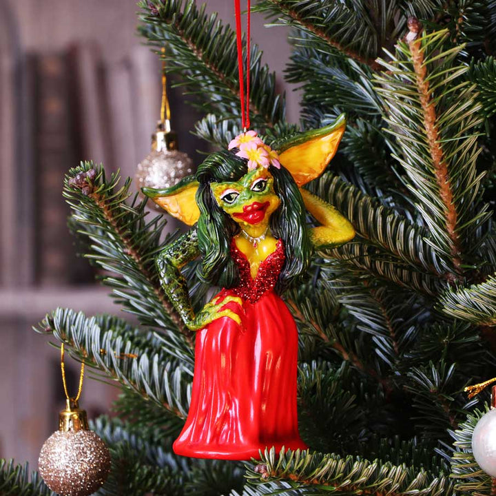 Gremlins Greta Female Red Dress Gremlin Hanging Festive Decorative Ornament 13cm 7