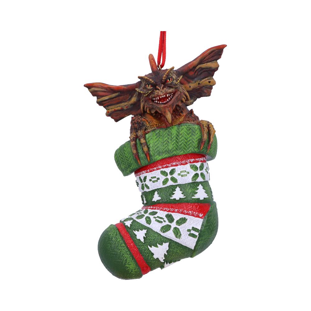Gremlins Mohawk in Stocking Hanging Festive Decorative Ornament 12cm 1