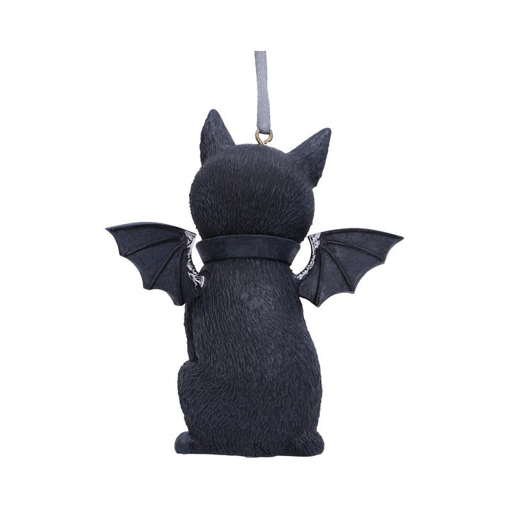 Malpuss Black Bat Cat Hanging Decorative Ornament 9.2cm 3