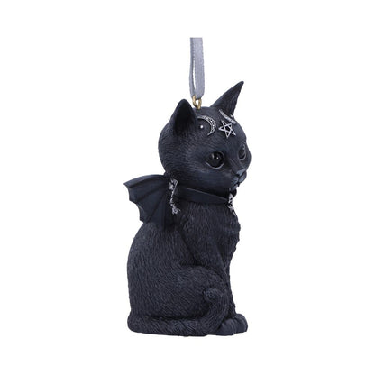 Malpuss Black Bat Cat Hanging Decorative Ornament 9.2cm 4