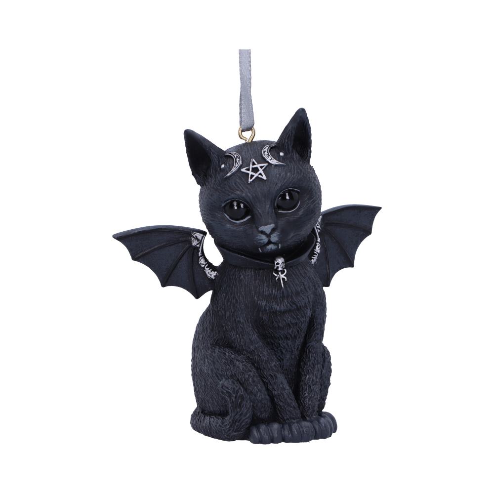 Malpuss Black Bat Cat Hanging Decorative Ornament 9.2cm 1