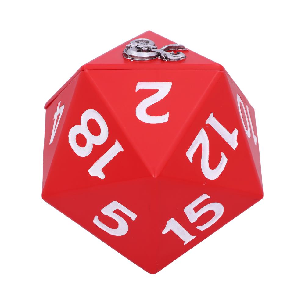 Dungeons Dragons D20 Dice Storage Box 13.5cm Officially Licensed 1