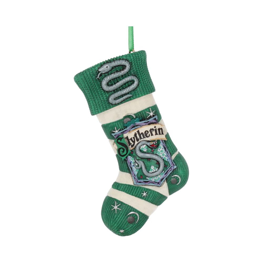 Harry Potter Slytherin Stocking Hanging Festive Ornament Officially Licensed 1