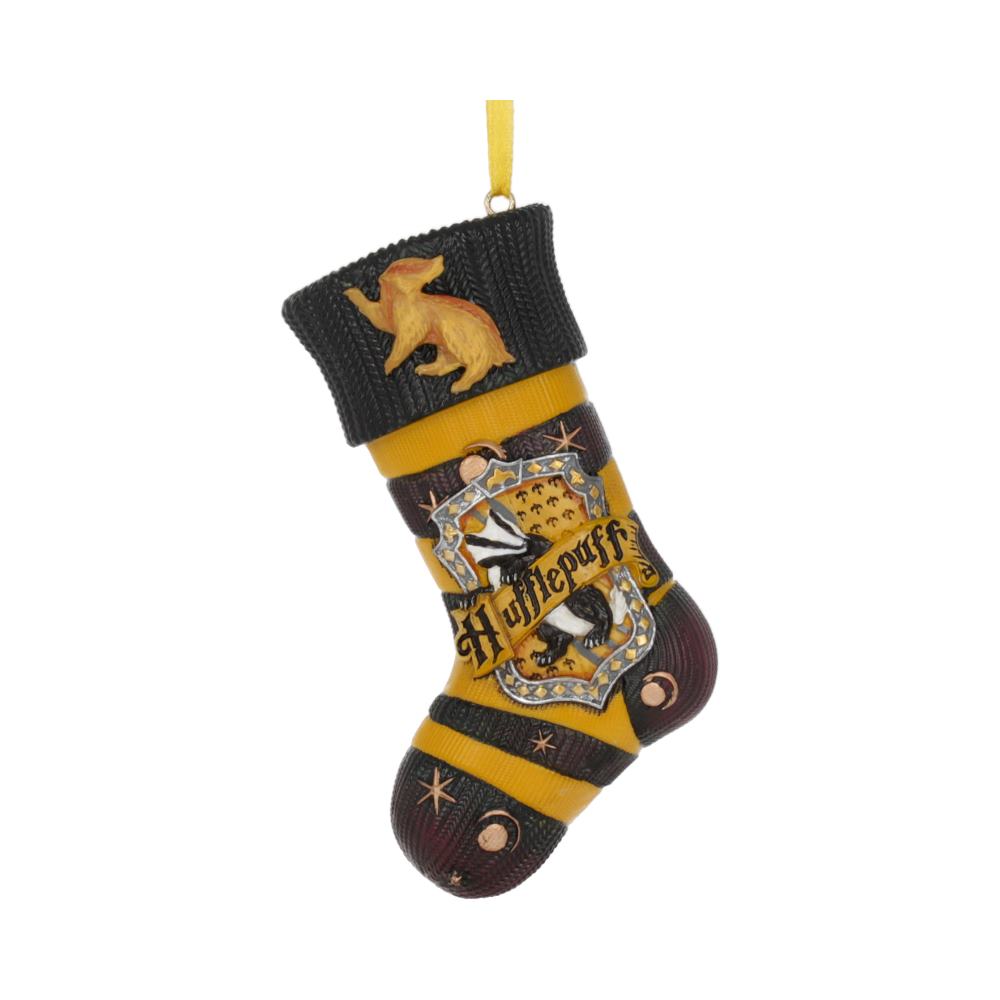 Harry Potter Hufflepuff Stocking Hanging Festive Ornament Officially Licensed 1