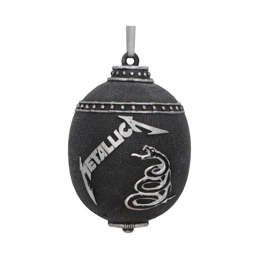 Metallica Black Album Hanging Decorative Ornament 10cm Licensed Christmas Bauble 1