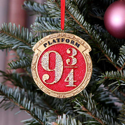 Harry Potter Train Platform 9 3/4 Hanging Festive Decorative Ornament 8.2cm 6
