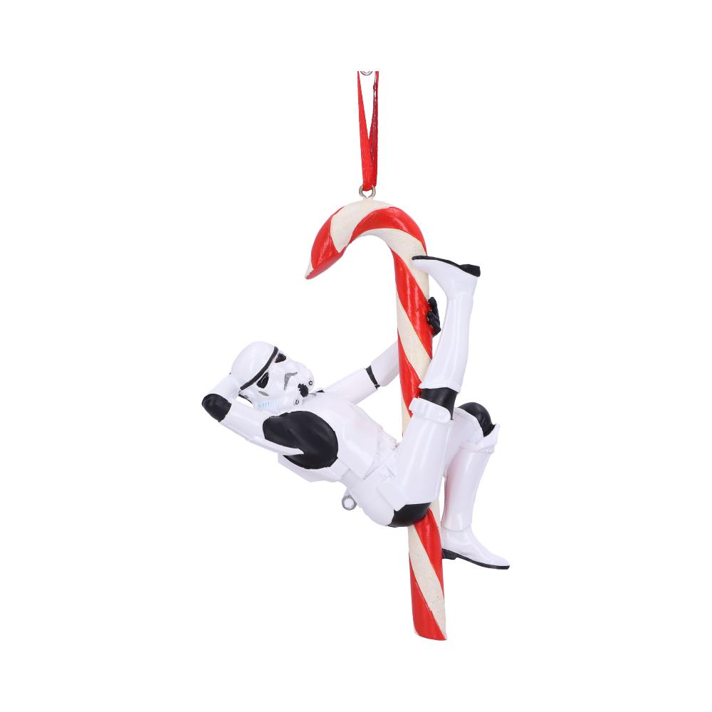 Stormtrooper Candy Cane Hanging Ornament 12cm Officially Licensed 1