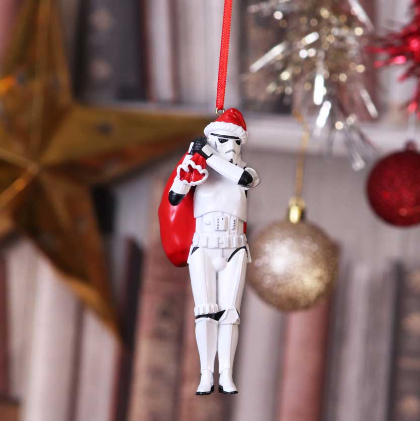 Stormtrooper Santa Sack Hanging Ornament 13cm Officially Licensed 8