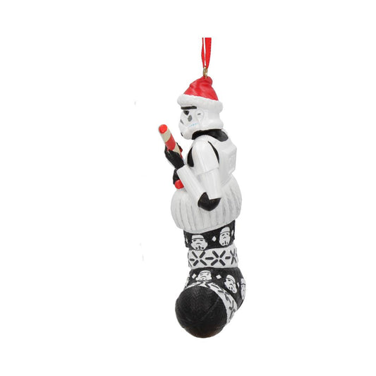Stormtrooper in Stocking Hanging Ornament 11.5cm Officially Licensed 2