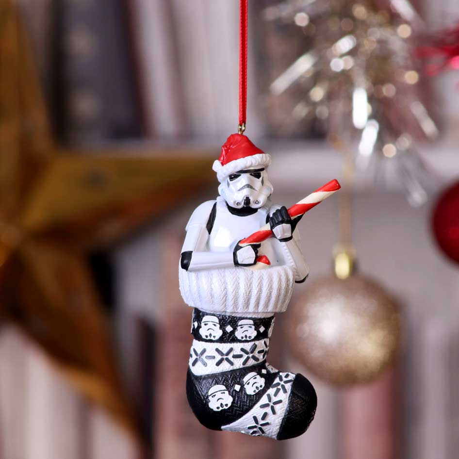 Stormtrooper in Stocking Hanging Ornament 11.5cm Officially Licensed 8