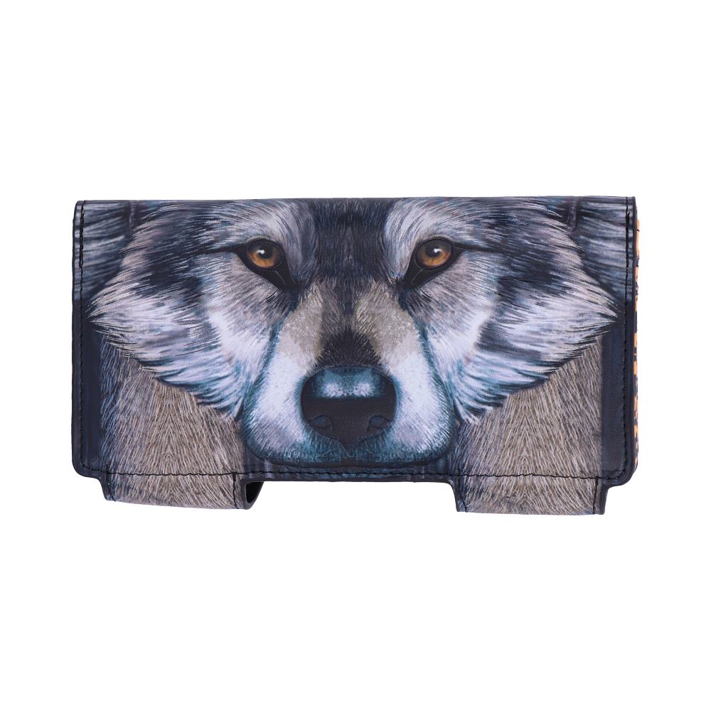 Guardian Wolf Embossed Purse 18.5cm 1