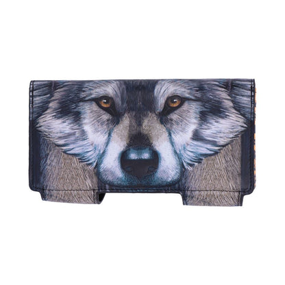 Guardian Wolf Embossed Purse 18.5cm 1