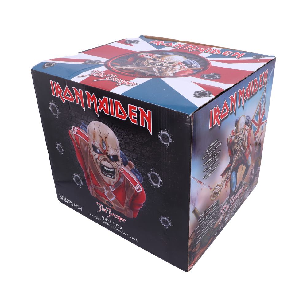 Iron Maiden The Trooper Bust Box 26.5cm Officially Licensed 9