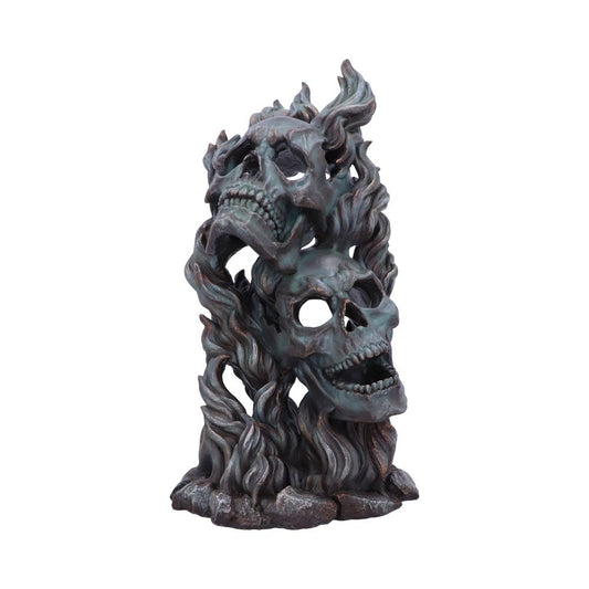 Comedy and Tragedy Skull Ornament 33.5cm 1