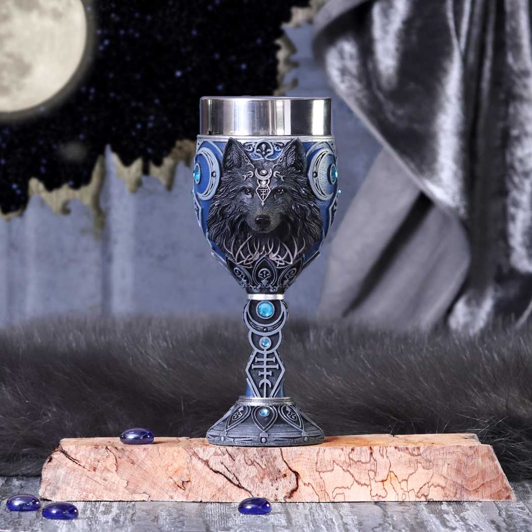Wolf Moon Goblet 19.5cm Drinking Cup 8