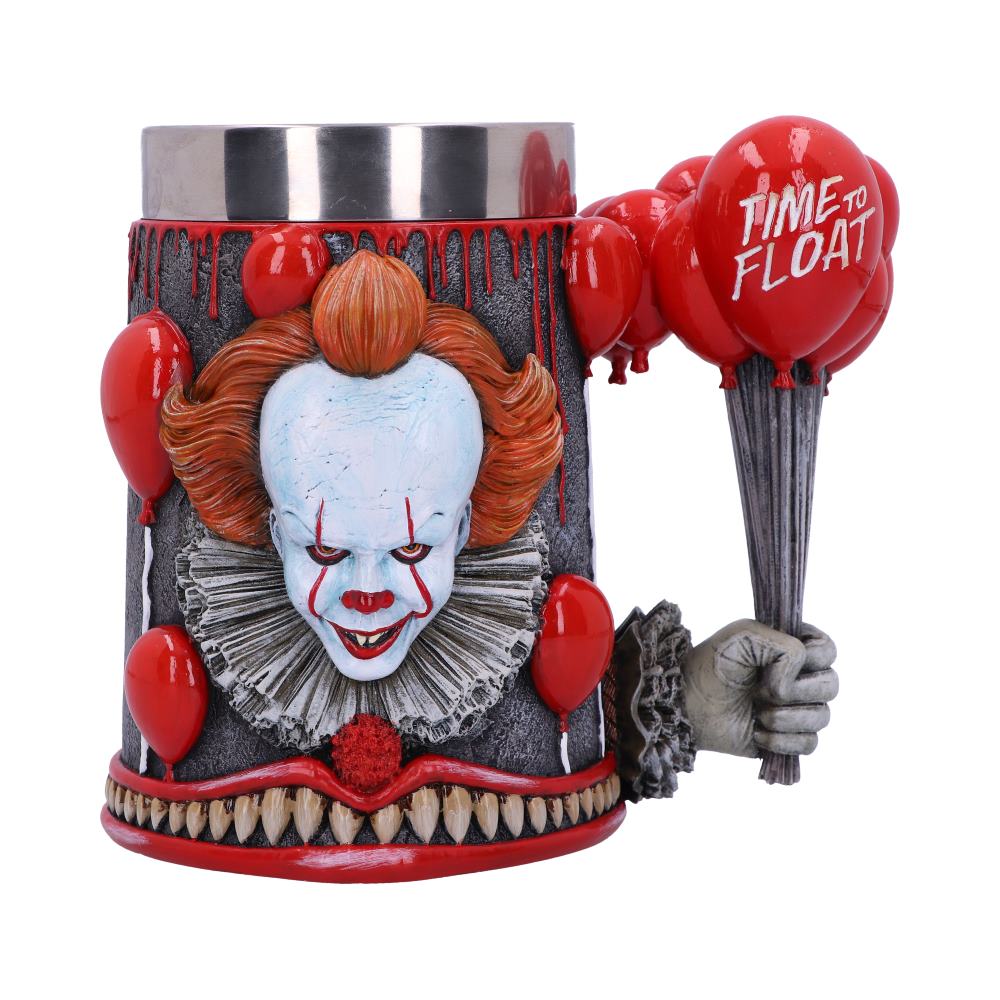 IT Time to Float Tankard 15.5cm Horror Clown Cup 1
