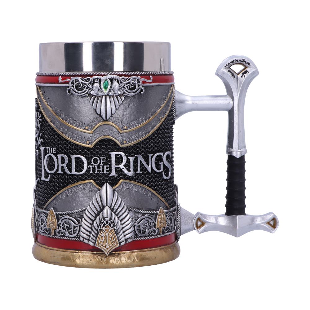 Lord of the Rings Aragorn Tankard 15.5cm Officially Licensed LOTR Drinking Mug 1
