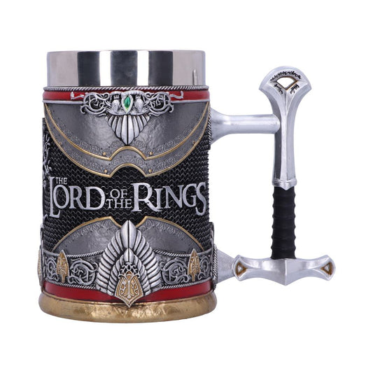 Lord of the Rings Aragorn Tankard 15.5cm Officially Licensed LOTR Drinking Mug 1