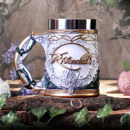 Lord of the Rings Rivendell Tankard 15.5cm Officially Licensed 7