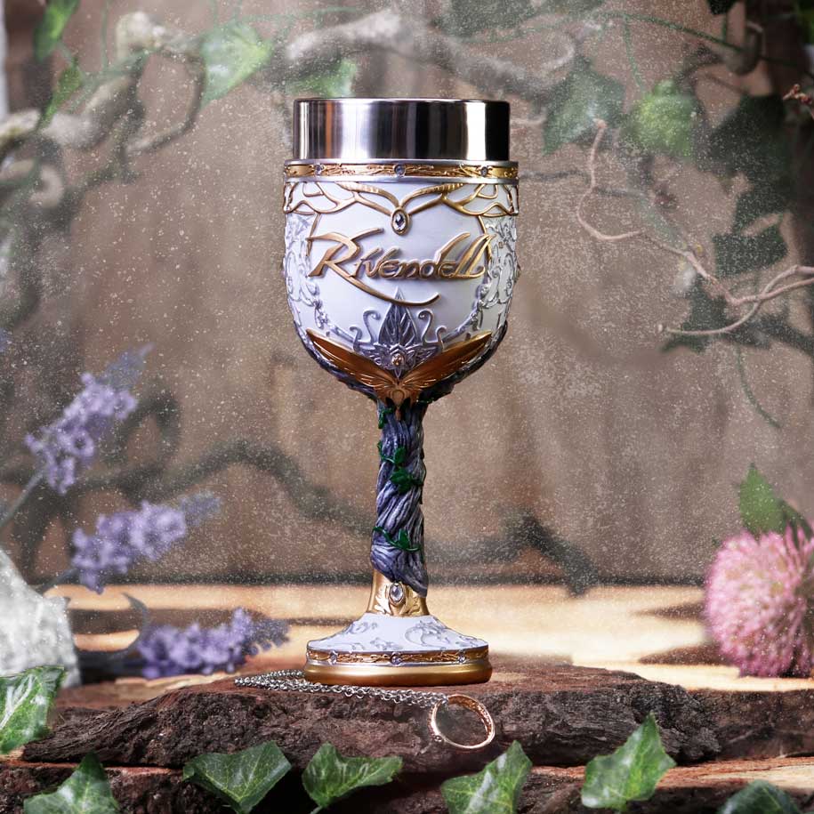 Lord of the Rings Rivendell Goblet 19.5cm Officially Licensed Drinking Cup