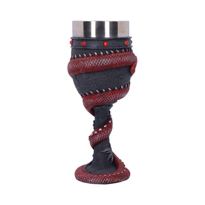 Dragon Coil Goblet Red 20cm 4