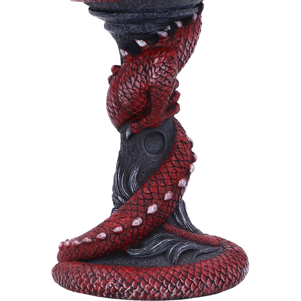 Dragon Coil Goblet Red 20cm 6