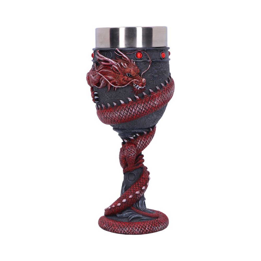 Dragon Coil Goblet Red 20cm 1