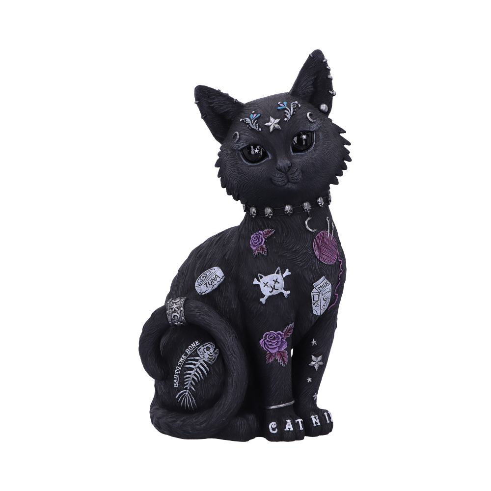 Bad to the Bone Cat Figurine 22cm 1