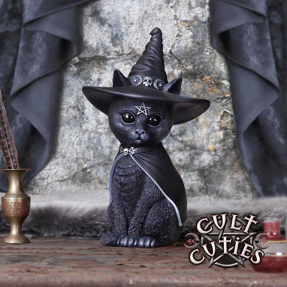 Cult Cuties Purrah Witch Cat Figurine 30cm Large 7