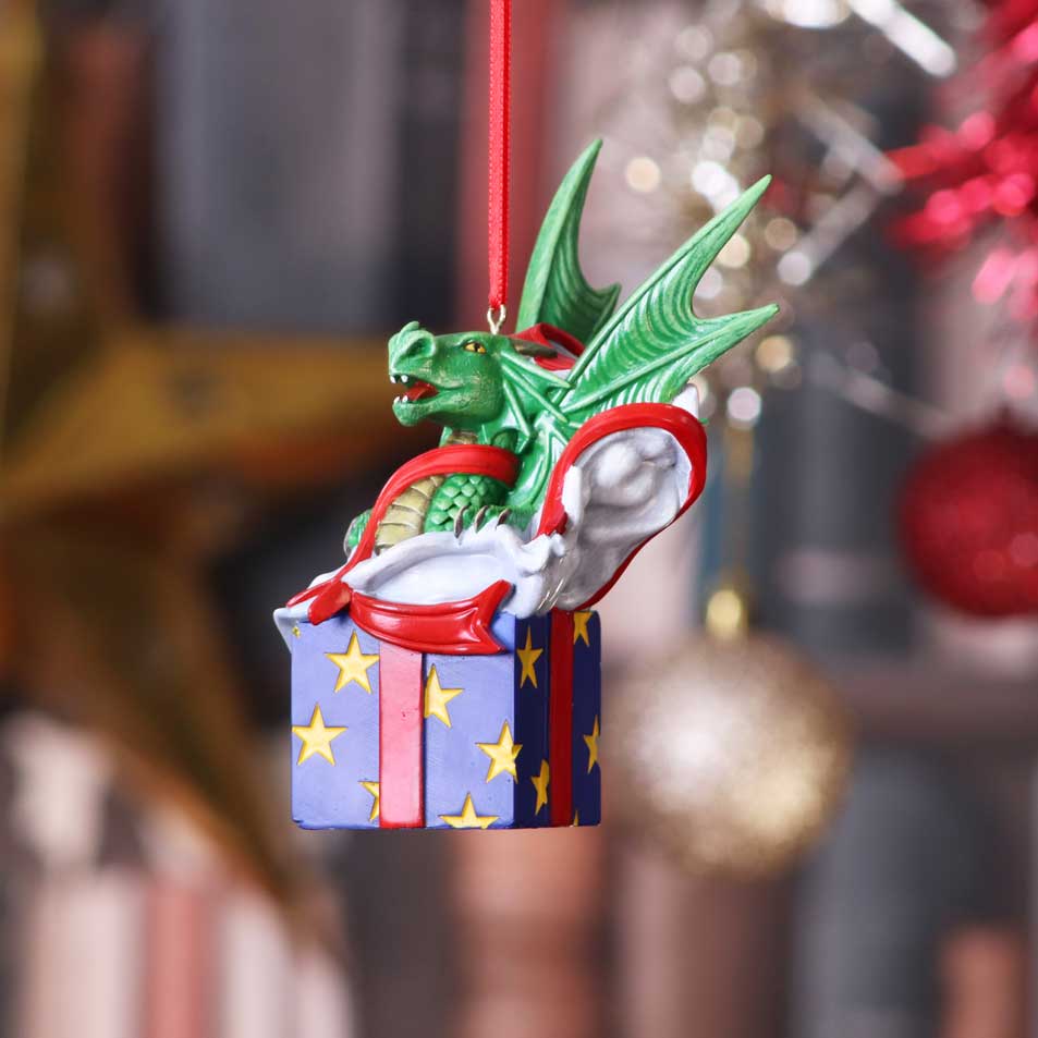 Surprise Gift Hanging Ornament 12.5cm by Anne Stokes