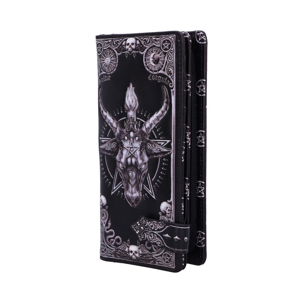 Baphomet Embossed Purse 18.5cm Gothic Wallet