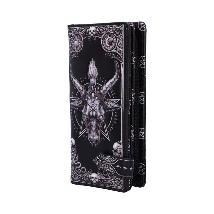 Baphomet Embossed Purse 18.5cm Gothic Wallet 2