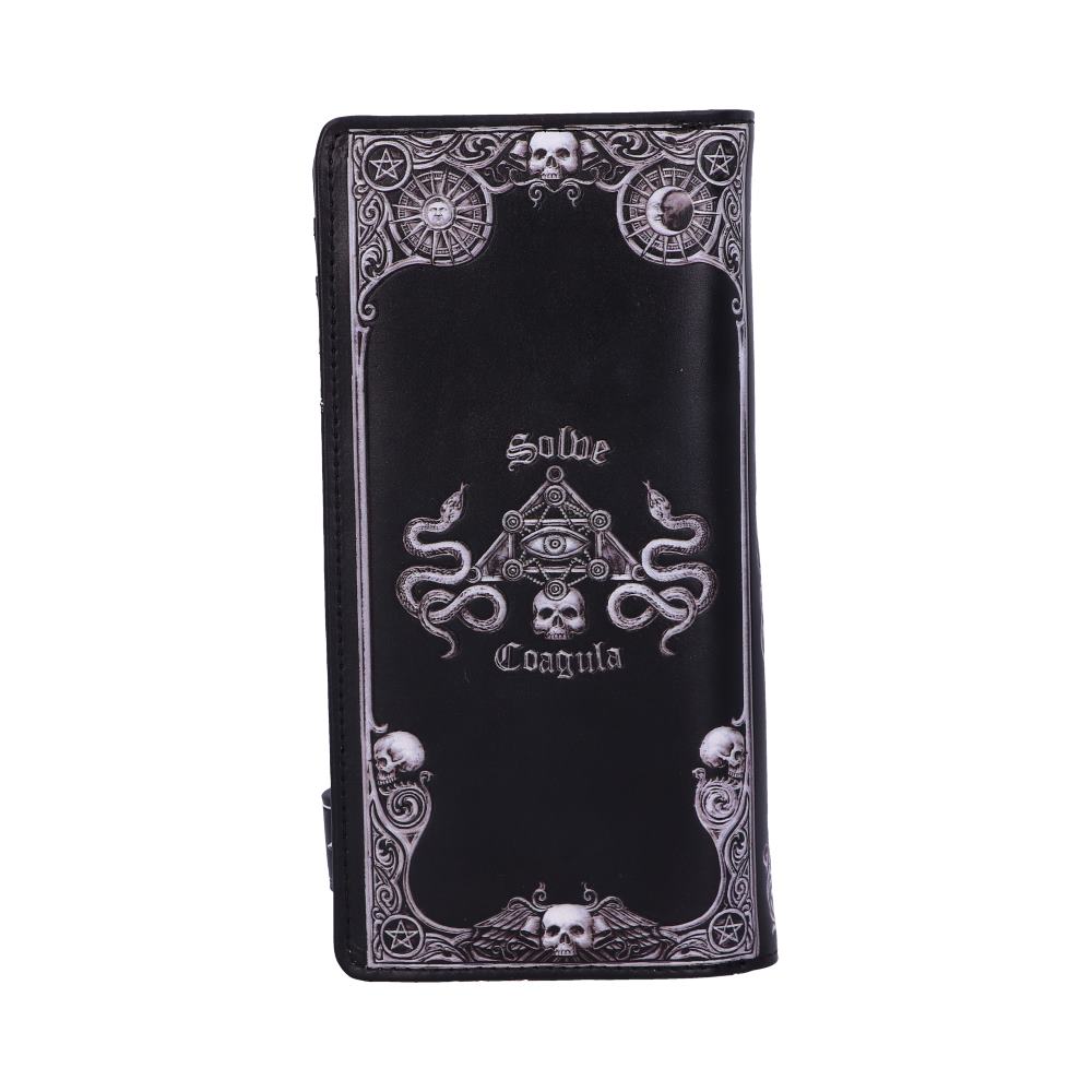 Baphomet Embossed Purse 18.5cm Gothic Wallet 3