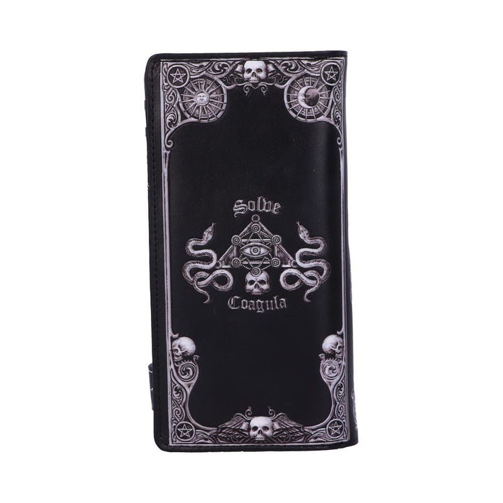 Baphomet Embossed Purse 18.5cm Gothic Wallet 3