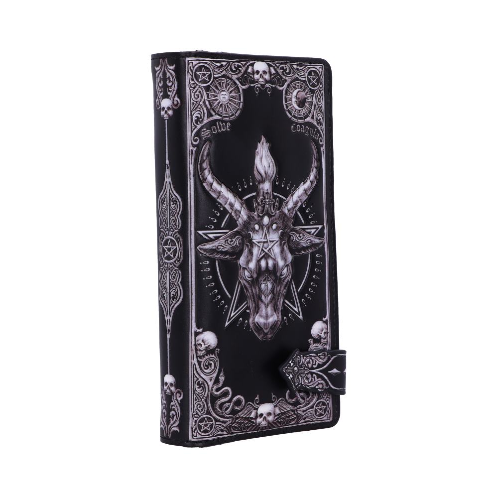 Baphomet Embossed Purse 18.5cm Gothic Wallet 4