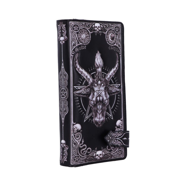 Baphomet Embossed Purse 18.5cm Gothic Wallet 4